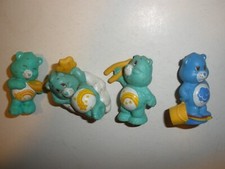 Lot of 4 Care Bears PVC Miniature Figures
