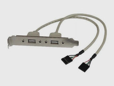 StarTech USBPLATE 2 Port USB A Female Slot Plate Adapter