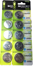 CR2430 10PK 3V LITHIUM GREAT EXP 12/30 DL2430 ECR2430 FREE SHIP AND TRACKING