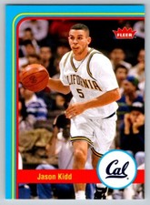 2012 Fleer Retro Basketball Jason Kidd Cal Golden Bears Mavs #3