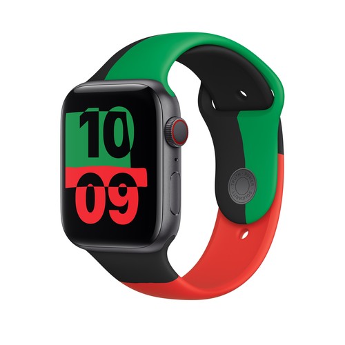 APPLE GENUINE SPORT BAND LOOP WATCH STRAP 45MM 44MM 49MM 46MM BLACK UNITY S/M✅ - Picture 8 of 9