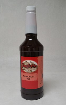Jonathan English FASSIONOLA RED Original Tropical Tiki Drink Mixer Syrup