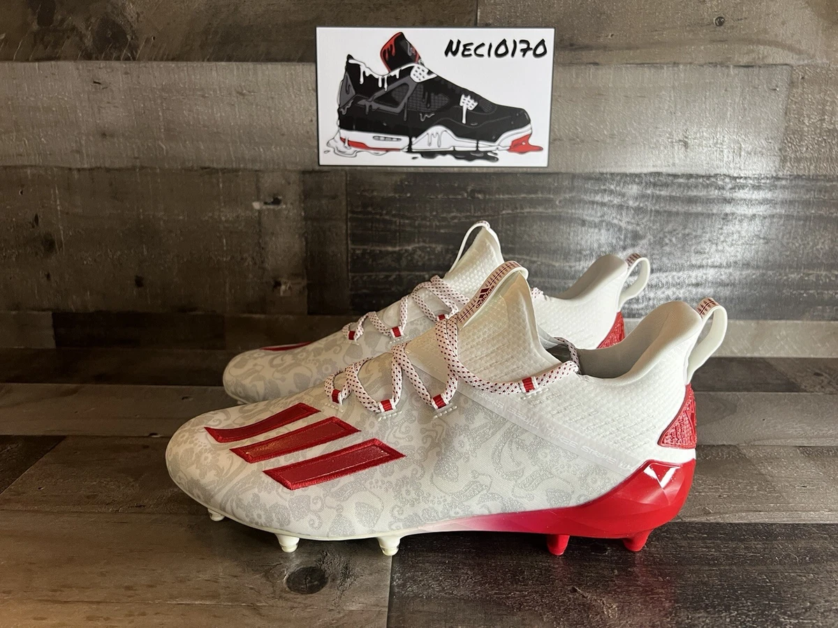 Floral football cleats deals