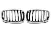 Paar KüHlergrill BMW X5 E70, X6 E71 08-13 Chrom