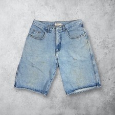Vintage 90s Guess Jeans Denim Shorts Light Wash Size 32 Made in USA