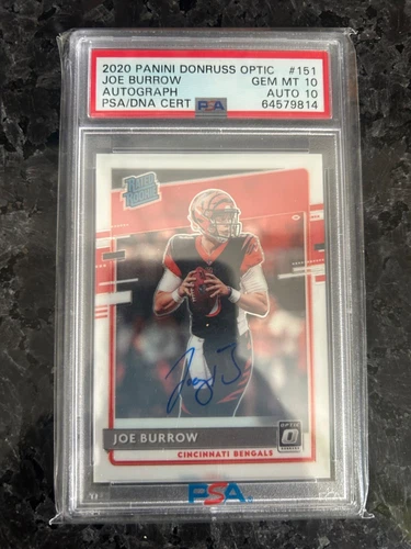 2020 Panini Donruss Optic - Rated Rookies Autographs #151 Joe Burrow /150...