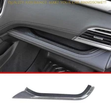 For Subaru Outback Legacy 2020-2024 Carbon Fiber Co-Pilot Dash Strip Cover Trim