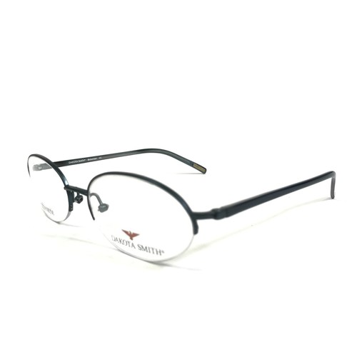 Dakota Smith Eyeglasses Frames Bohemian Aquavelva Blue Round Half Rim 50-16-130 - 第 4/11 張圖片