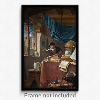 Thomas Wyck - A scholar in his Study Print 11x17 Art Poster
