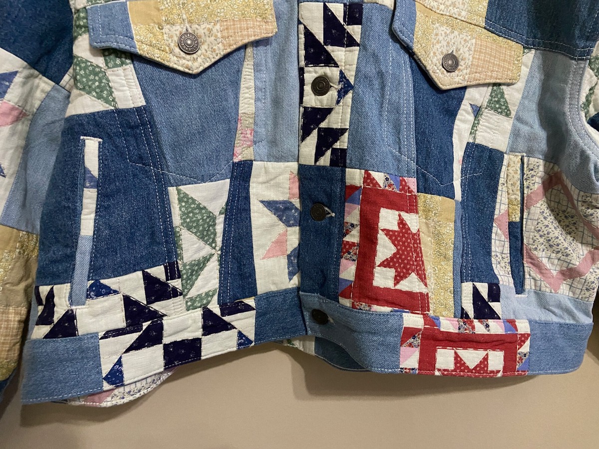 ジャケット・アウター PATCHWORK EMBROIDERY LACE JACKET&SKIRT ARRANGE quilted bomber jacket in washed patchwork print | ASOS