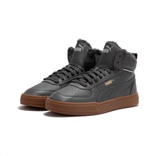 PUMA CAVEN MID grigie sneakers alte invernali con pelliccia ORIGINALI