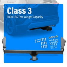 Class 3 Trailer Hitch 2'' Tow Receiver For Toyota RAV4 2019-2023 Powder Coated