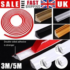3/5M Flexible Moulding Wall Corner Trim Self Adhesive Strip for Flooring Ceiling