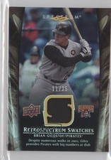 2008 Upper Deck Spectrum Retrospectrum Swatches Gold 11/25 Brian Giles Patch 0a6