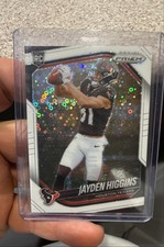 2025 Panini Prizm - Rookies Jayden Higgins #376 White Disco Prizm (RC)