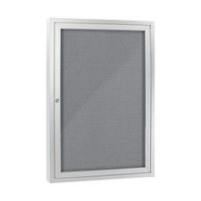 Serabetto Enclosed Bulletin Board Locking Door Outdoor Bulletin Board