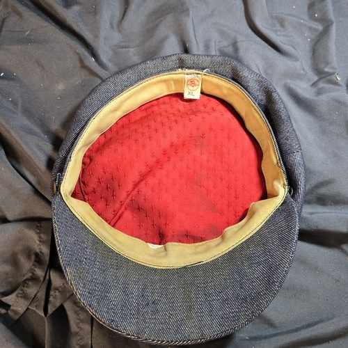 Vintage Sub Power Station Railroad Conductor Hat XL - Picture 3 of 5