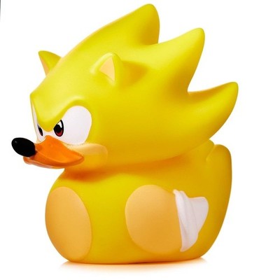 TUBBZ Mini Super Sonic Sammelfigur aus Vinyl-Gummi-Ente - Offizielles Sonic The 