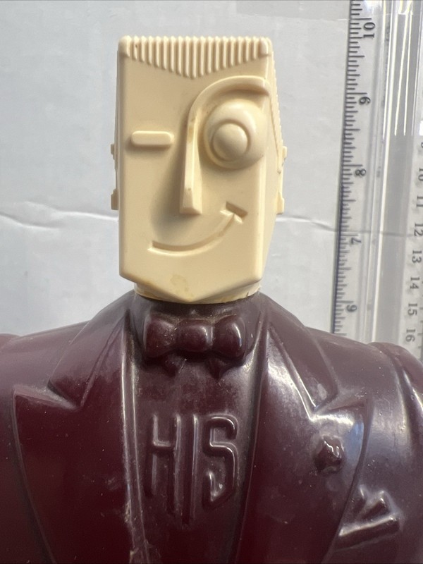 1940s His House Men Northwoods Cologne Bottle Mid Century Art Deco empty 