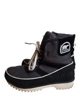 Botines impermeables SOREL Trivoli II para mujer talla 7 negro gris blanco