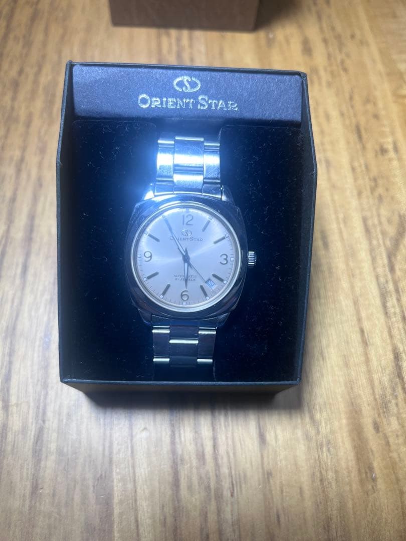 Orient Star Automatic Watch Silver Date Function … - image 3