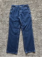 Vintage Carhartt Carpenter Denim Jeans Dungaree Fit Workwear 30x30