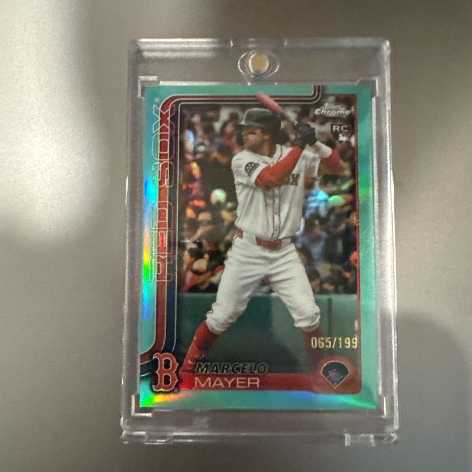 MARCELO MAYER 2025 TOPPS CHROME UPDATE RC #USC9 AQUA REFRACTOR  17/199