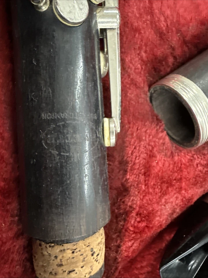 Clarinete Crampon Buffet Vintage París Francia Madera Foto 3 de 4