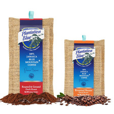 Jamaica Blue Mountain Coffee Dark Roast Bundle - Ground  Whole Beans