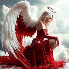 Angel Diamond Painting Kits for Adults, 5D Beautiful Angel Diamond Art Kits for