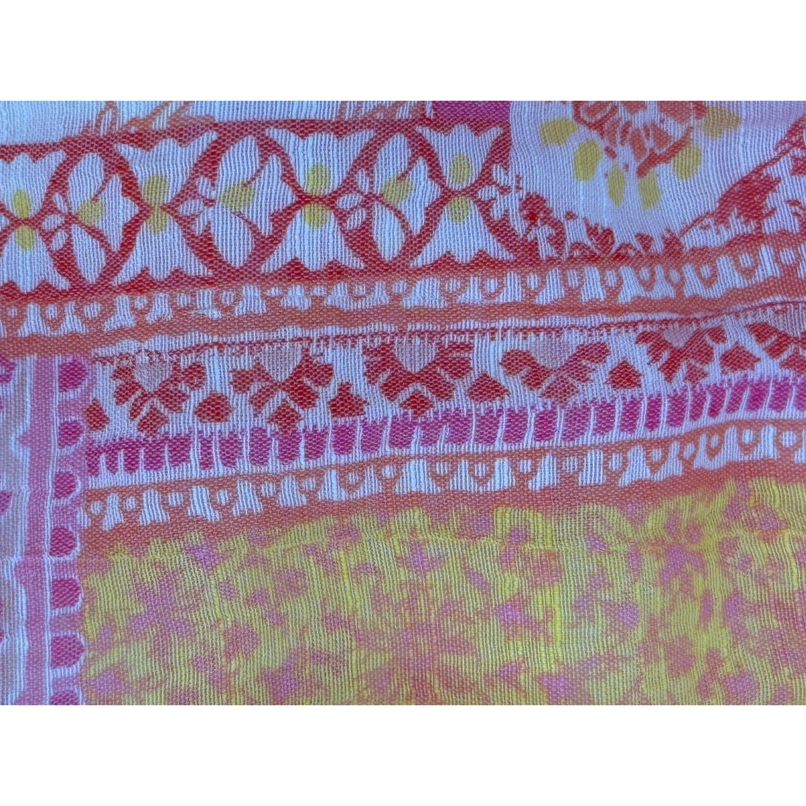 Ruby Rd Womens Pink Orange Patchwork Paisley Roll… - image 10