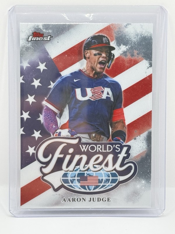 Aaron Judge 2026 Topps Finest Worlds Finest WF-1