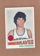 1977-78 TOPPS BASKETBALL ERNIE DIGREGORIO #131 BRAVES NM/NM+ *A45994