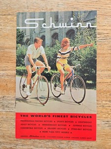 1964 Schwinn Stingray Bicycle Catalog Paramount Jaguar Bike
