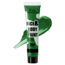 Green Face Paint - Professional Water-Based Non-Toxic Body Painting for Witch Fr