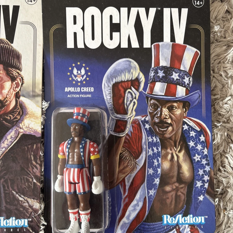 Lote 3 Figuras Rocky IV Reaction - Imagen 4 de 4