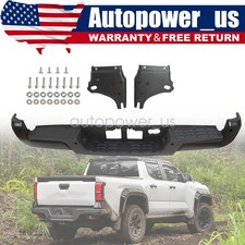 Fit 2016-2023 Toyota Tacoma Rear Bumper Assy W Park Sensor Wo Tow Hitch Primed