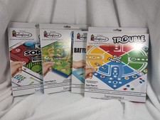 4 Hasbro Colorforms Travel Board Games Battleship, Trouble, Sorry, Chuttes