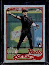 2024 Topps Chrome Noelvi Marte 1989 RC Rookie #89CB-16 Reds