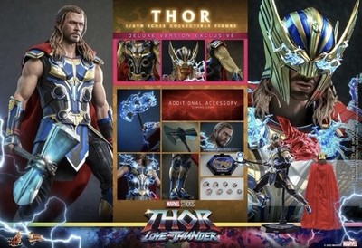 Hot Toys MMS656 Thor 4 Love and Thunder  Deluxe Version SEALED