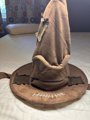 Harry Potter Sorting Hat Plush Brown Collectible Fantasy Hat Costume Prop
