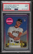 2018 Topps Heritage High Number Austin Meadows #THC-568 PSA 9 MINT Rookie RC
