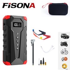 Car Jump Starter with Air Compressor 99800mAh Battery Jumper Box Charger Booster
