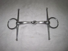 Full Check Snaffle Thick Jointed 5.5''  Stainless Steel