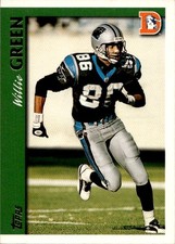 1997 NFL card # 31 Willie Green Topps