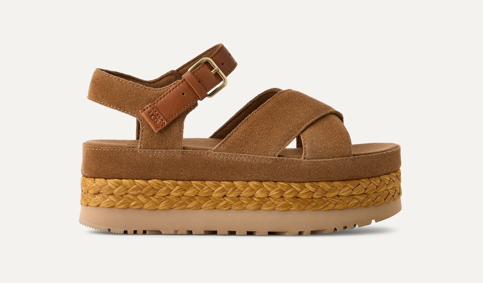 UGG Sandalo donna Aubrey con cinturino alla caviglia Castagno