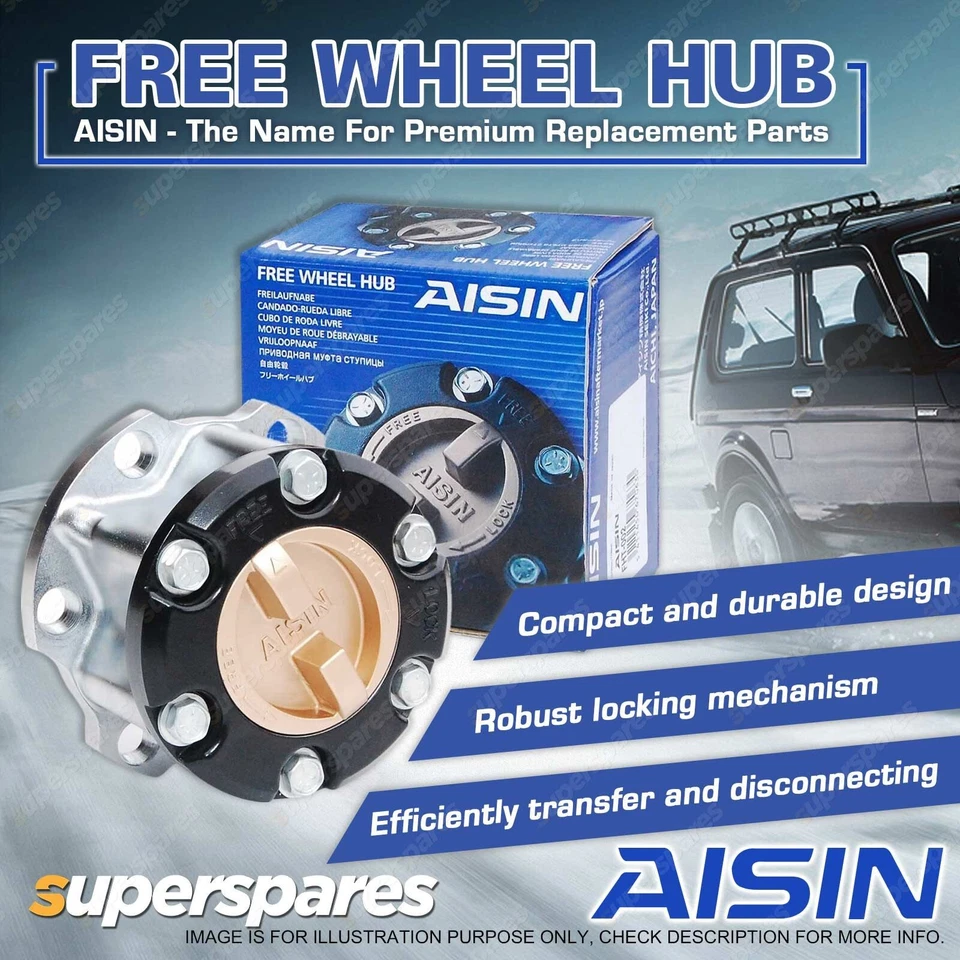 Genuine Aisin Free Wheel Hub for Mitsubishi Pajero NH NJ NK NL 1991-2000
