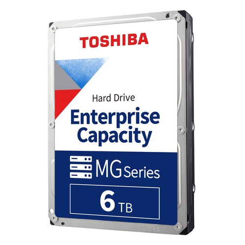 Toshiba 6TB Enterprise SATA Hard Drive - 7200 RPM, 128MB Cache, 6 Gb/s Transfer