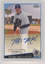 2009 Topps Chrome Rookie Auto Refractor /499 Mark Melancon Auto 0t2