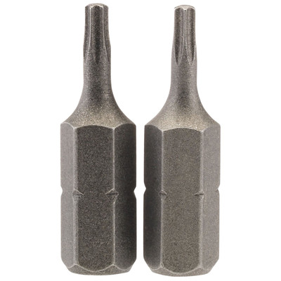 Draper TX-STAR Einsatz Bit 1/4'' Sechskant 25 mm lang Strahloptik T8 2 Stück